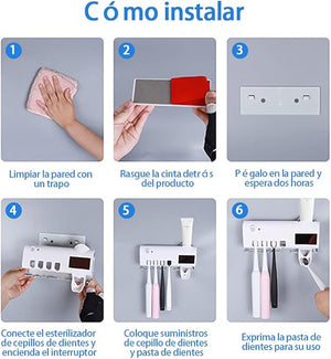 Limpiador de cepillos UV